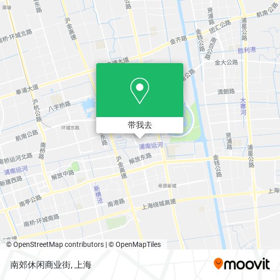 南郊休闲商业街地图