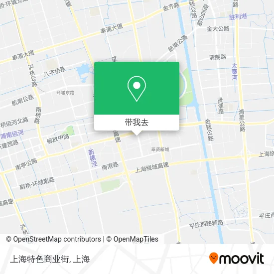 上海特色商业街地图