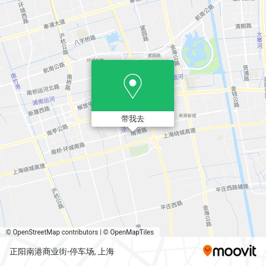正阳南港商业街-停车场地图