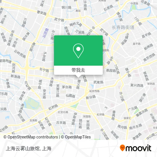 上海云雾山旅馆地图