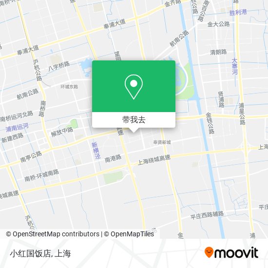 小红国饭店地图