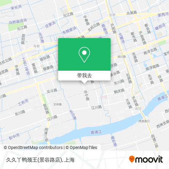 久久丫鸭颈王(景谷路店)地图