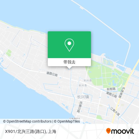 X901/北兴三路(路口)地图