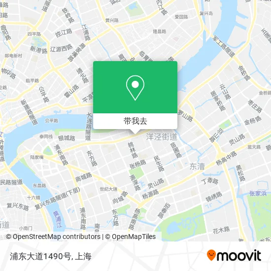 浦东大道1490号地图