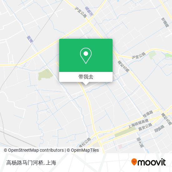 高杨路马门河桥地图