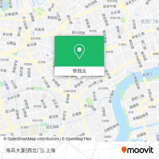 海高大厦(西北门)地图