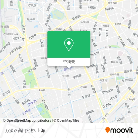 万源路高门泾桥地图