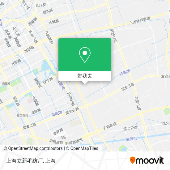 上海立新毛纺厂地图