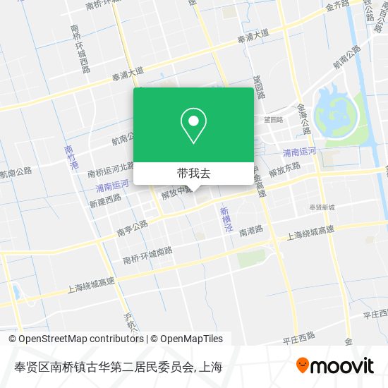 奉贤区南桥镇古华第二居民委员会地图