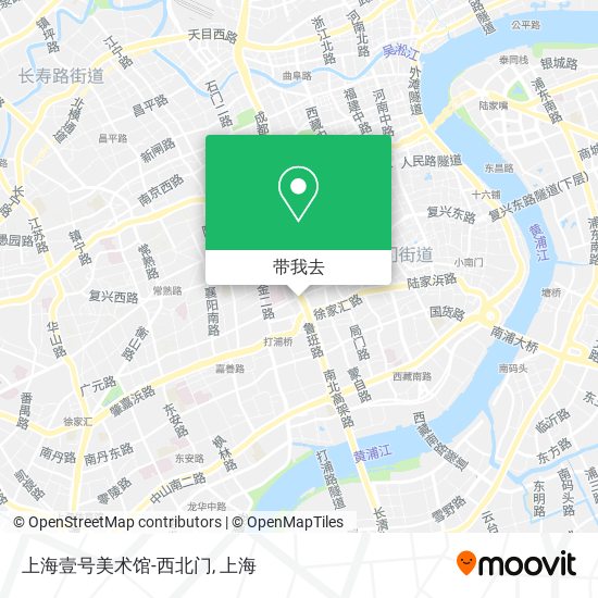 上海壹号美术馆-西北门地图