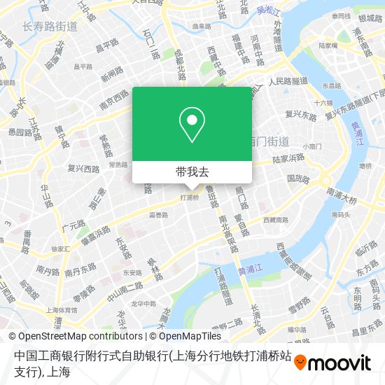 中国工商银行附行式自助银行(上海分行地铁打浦桥站支行)地图