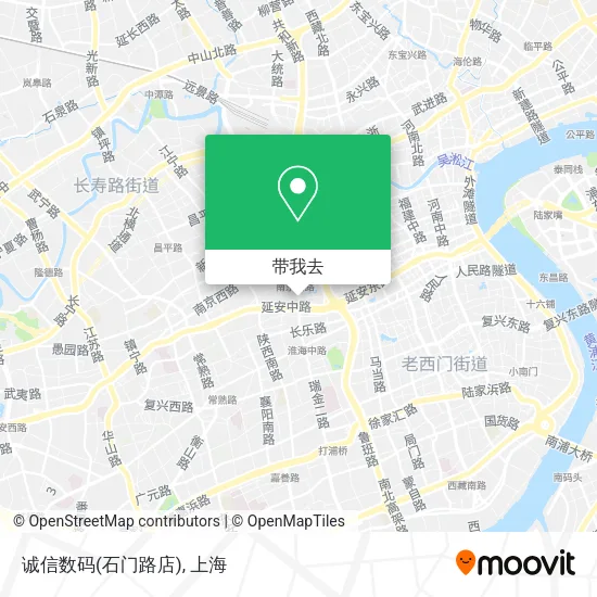 诚信数码(石门路店)地图