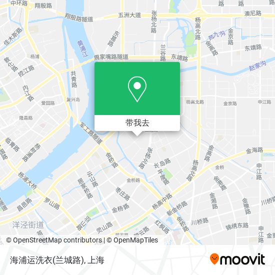 海浦运洗衣(兰城路)地图