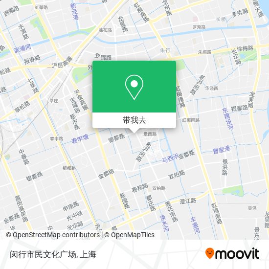 闵行市民文化广场地图