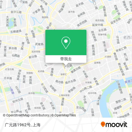 广元路1962号地图
