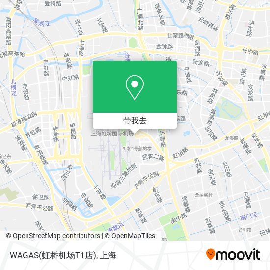 WAGAS(虹桥机场T1店)地图