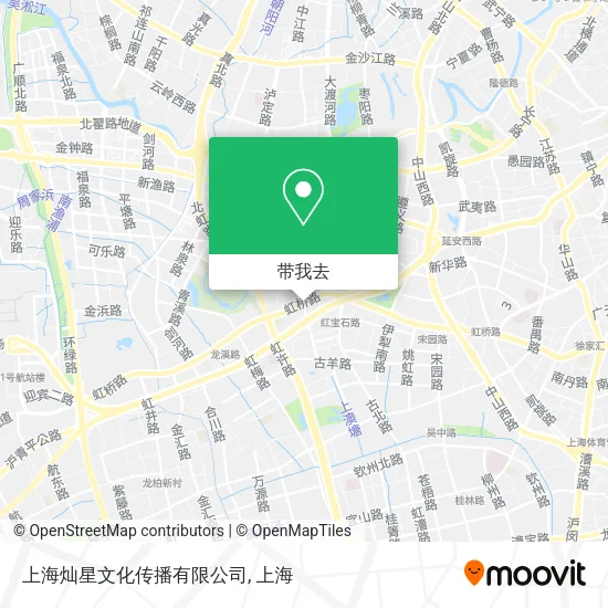 上海灿星文化传播有限公司地图
