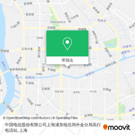 中国电信股份有限公司上海浦东电信局外金分局高行电话站地图