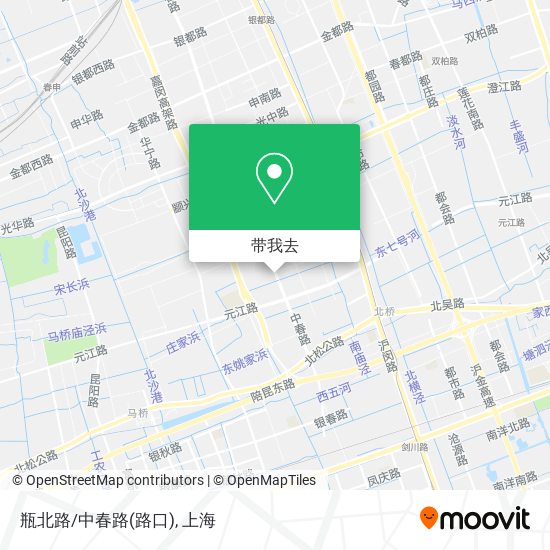 瓶北路/中春路(路口)地图