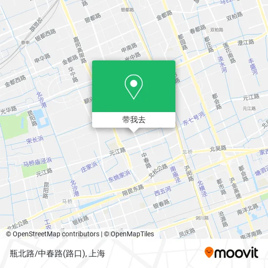 瓶北路/中春路(路口)地图