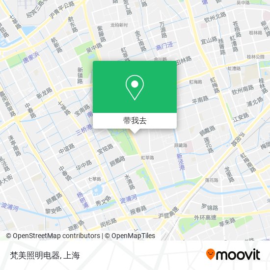梵美照明电器地图