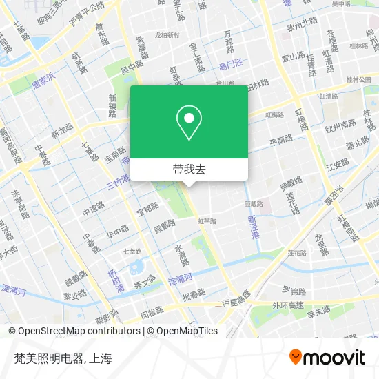 梵美照明电器地图