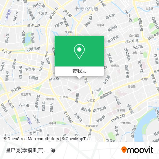 星巴克(幸福里店)地图