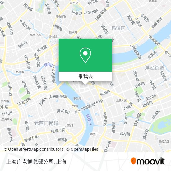 上海广点通总部公司地图