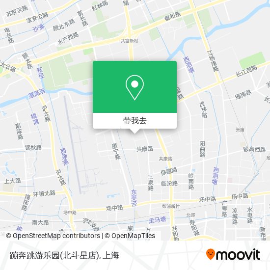 蹦奔跳游乐园(北斗星店)地图