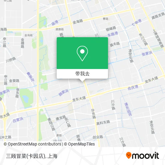 三顾冒菜(卡园店)地图