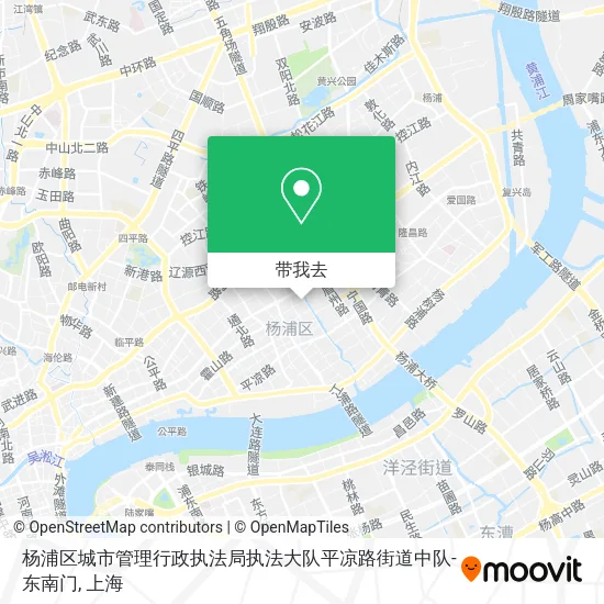 杨浦区城市管理行政执法局执法大队平凉路街道中队-东南门地图