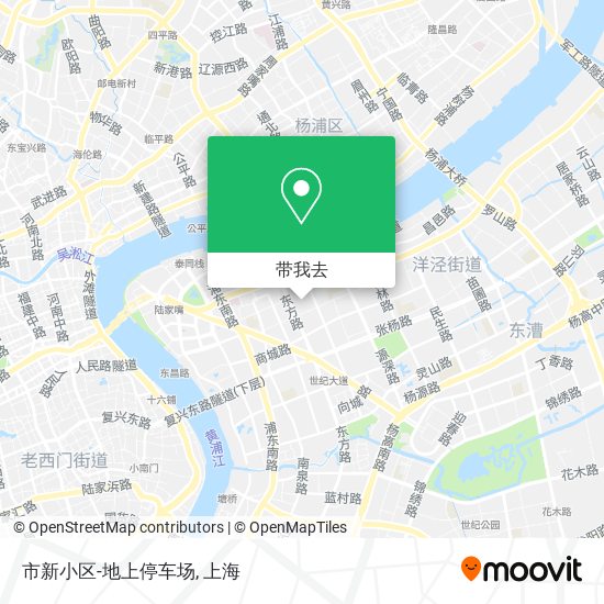 市新小区-地上停车场地图