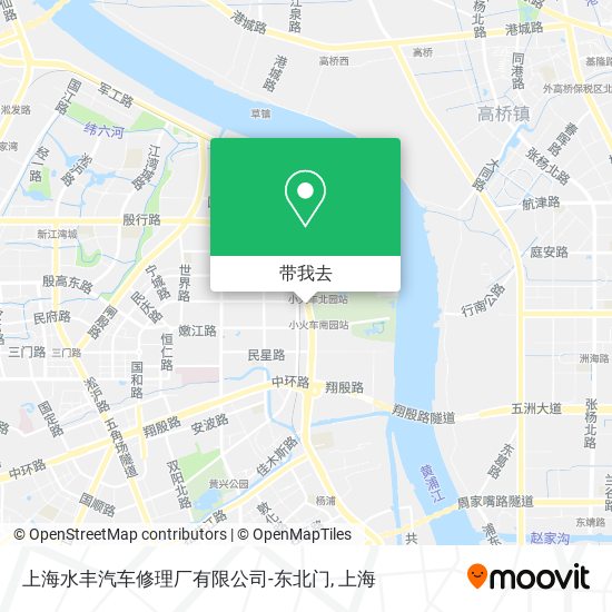 上海水丰汽车修理厂有限公司-东北门地图