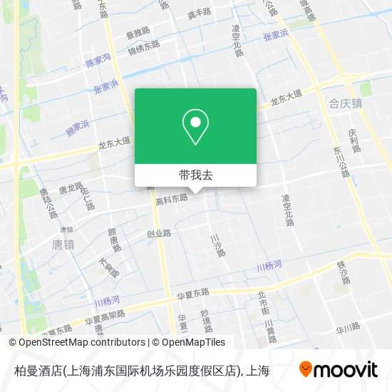 柏曼酒店(上海浦东国际机场乐园度假区店)地图