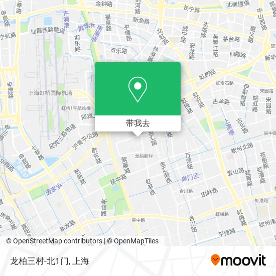龙柏三村-北1门地图