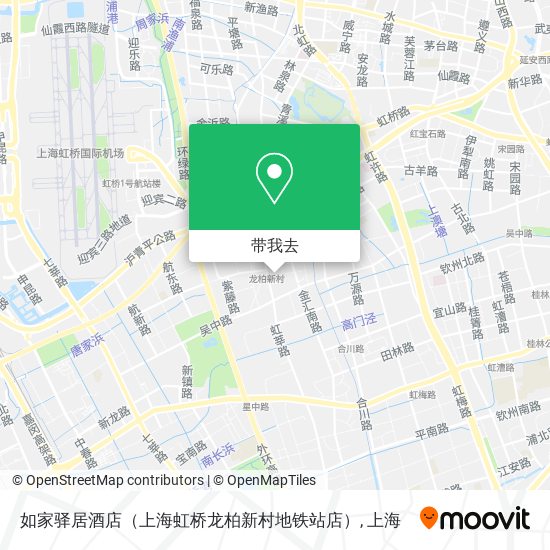 如家驿居酒店（上海虹桥龙柏新村地铁站店）地图
