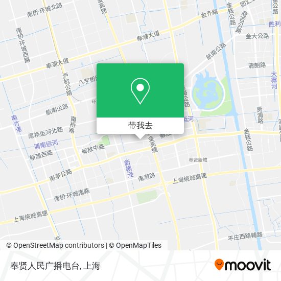 奉贤人民广播电台地图