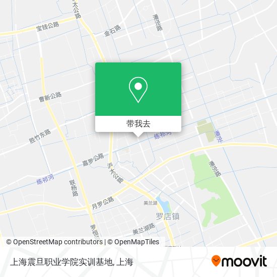 上海震旦职业学院实训基地地图