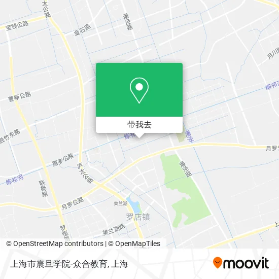 上海市震旦学院-众合教育地图