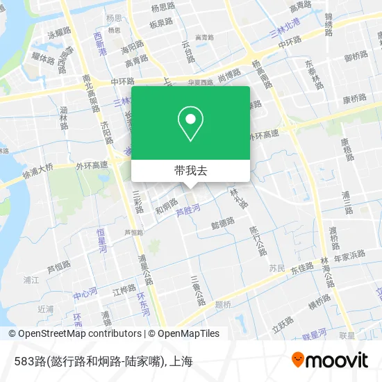 583路(懿行路和炯路-陆家嘴)地图