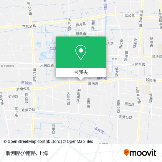 听潮路沪南路地图