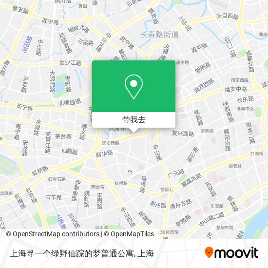 上海寻一个绿野仙踪的梦普通公寓地图