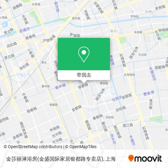 金莎丽淋浴房(金盛国际家居银都路专卖店)地图