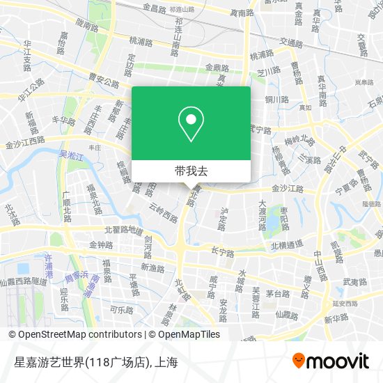 星嘉游艺世界(118广场店)地图