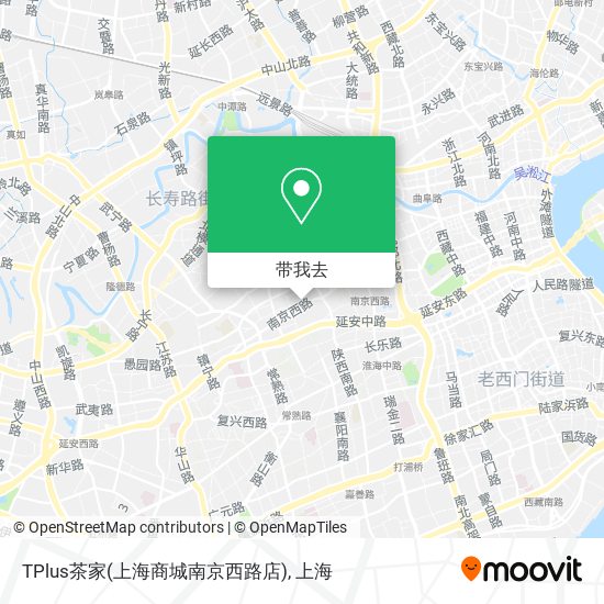 TPlus茶家(上海商城南京西路店)地图
