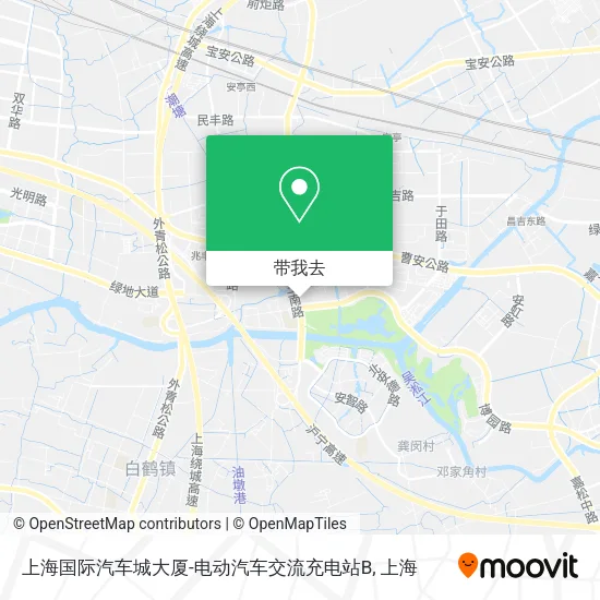 上海国际汽车城大厦-电动汽车交流充电站B地图
