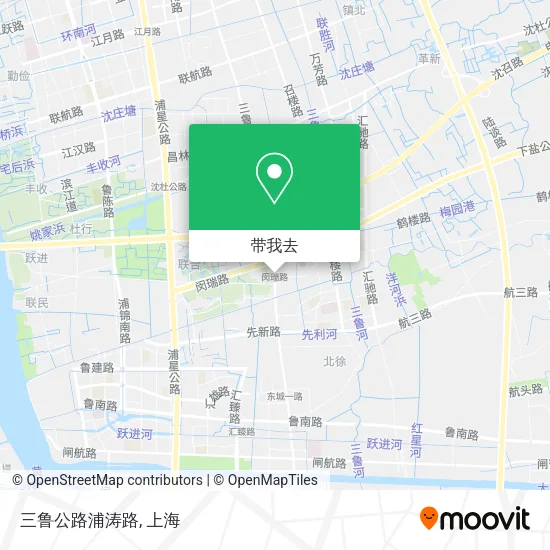 三鲁公路浦涛路地图