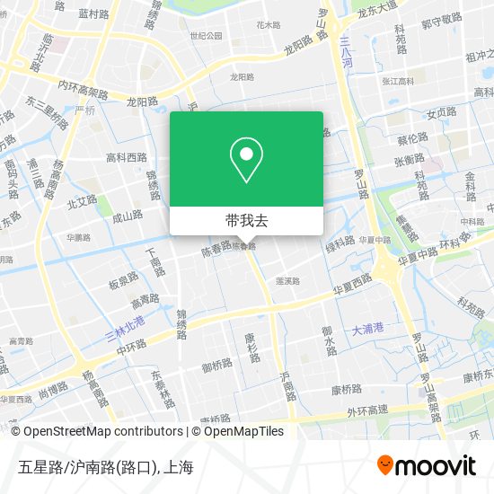 五星路/沪南路(路口)地图