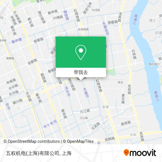 五权机电(上海)有限公司地图
