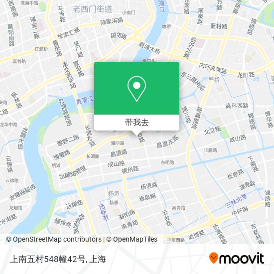 上南五村548幢42号地图